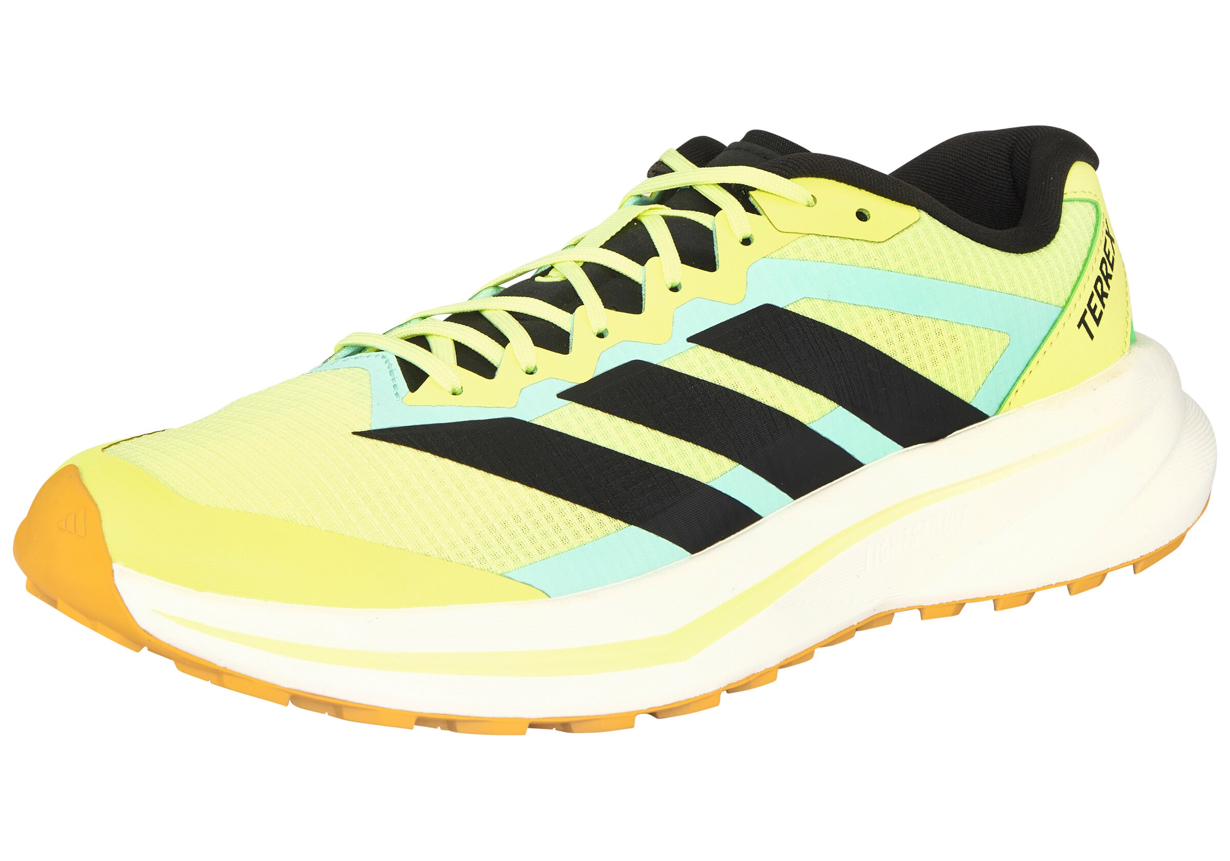 ADIDAS TERREX Running Shoes 'Agravic Lite' in Yellow: front