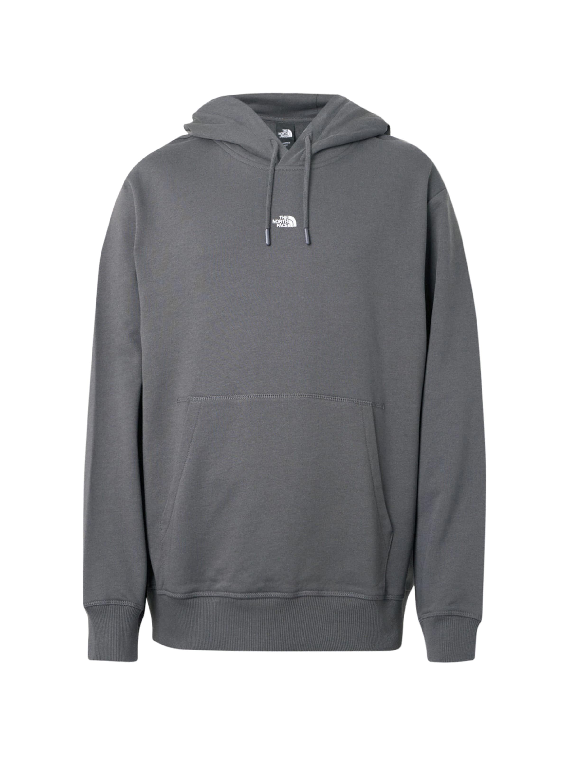 THE NORTH FACE Mikina 'ESSENTIAL' - Sivá: predná strana