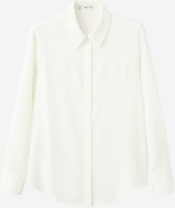 MANGO Bluzka 'Basic' w kolorze biały: przód