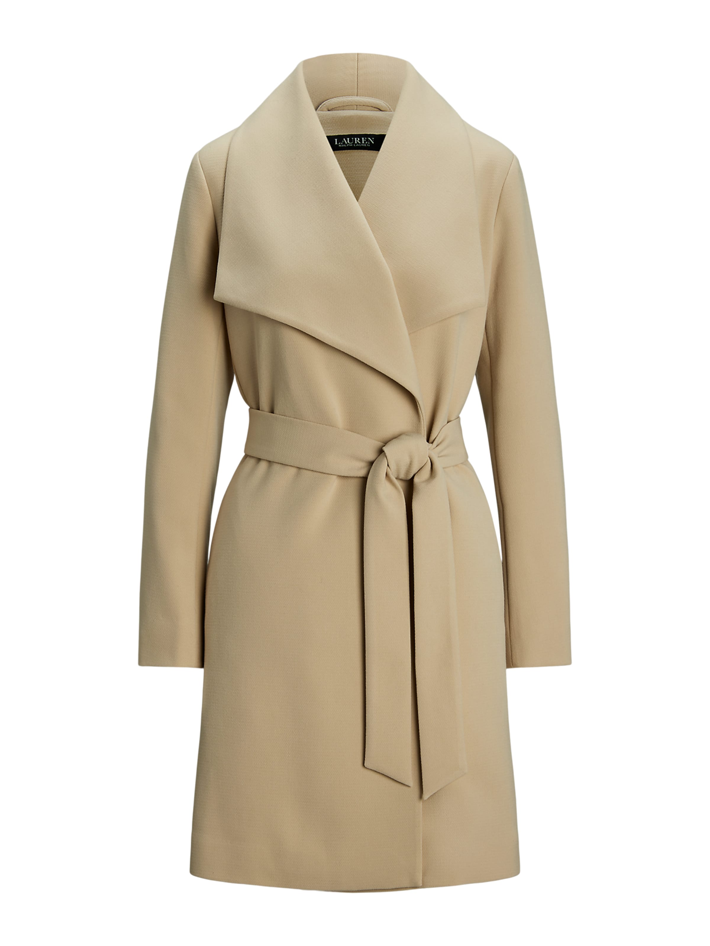 Lauren Ralph Lauren - Sobretudo meia-estação em bege: frente