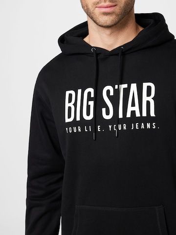 BIG STAR Sweatshirt 'DALEGOR' in Schwarz