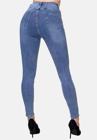 Elara Skinny Jeans in Blauw