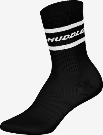 Chaussettes Huddle en noir : devant