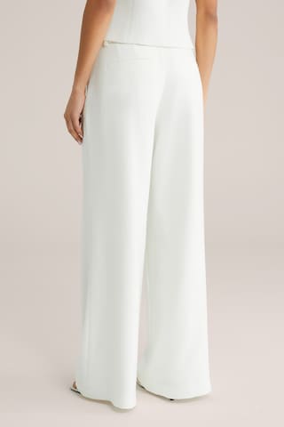 WE Fashion Wide Leg Hose in Weiß