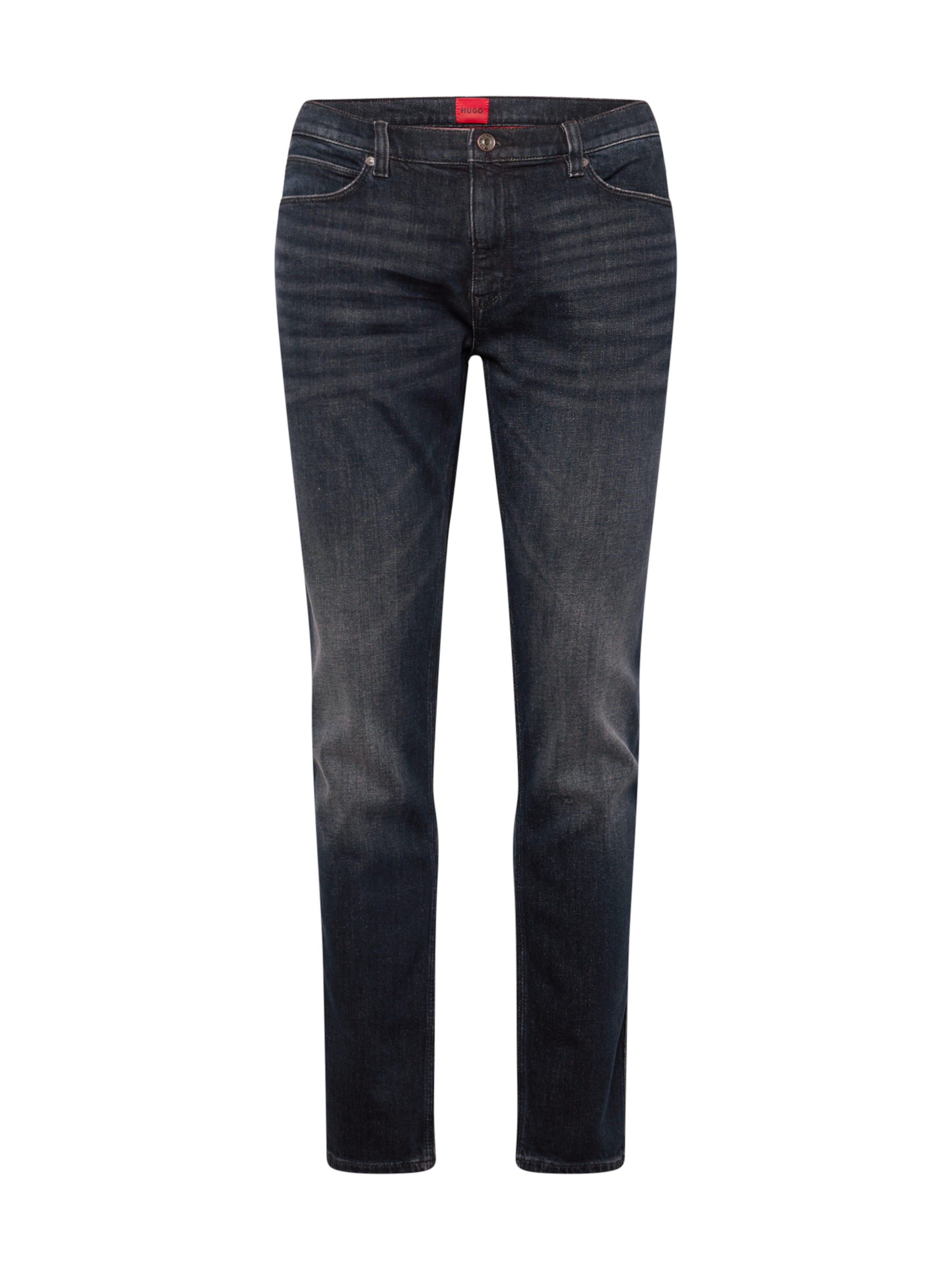 Coupe slim Jean '734' HUGO en gris : devant