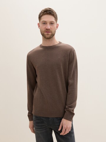 TOM TAILOR Pullover in Braun: Vorderseite