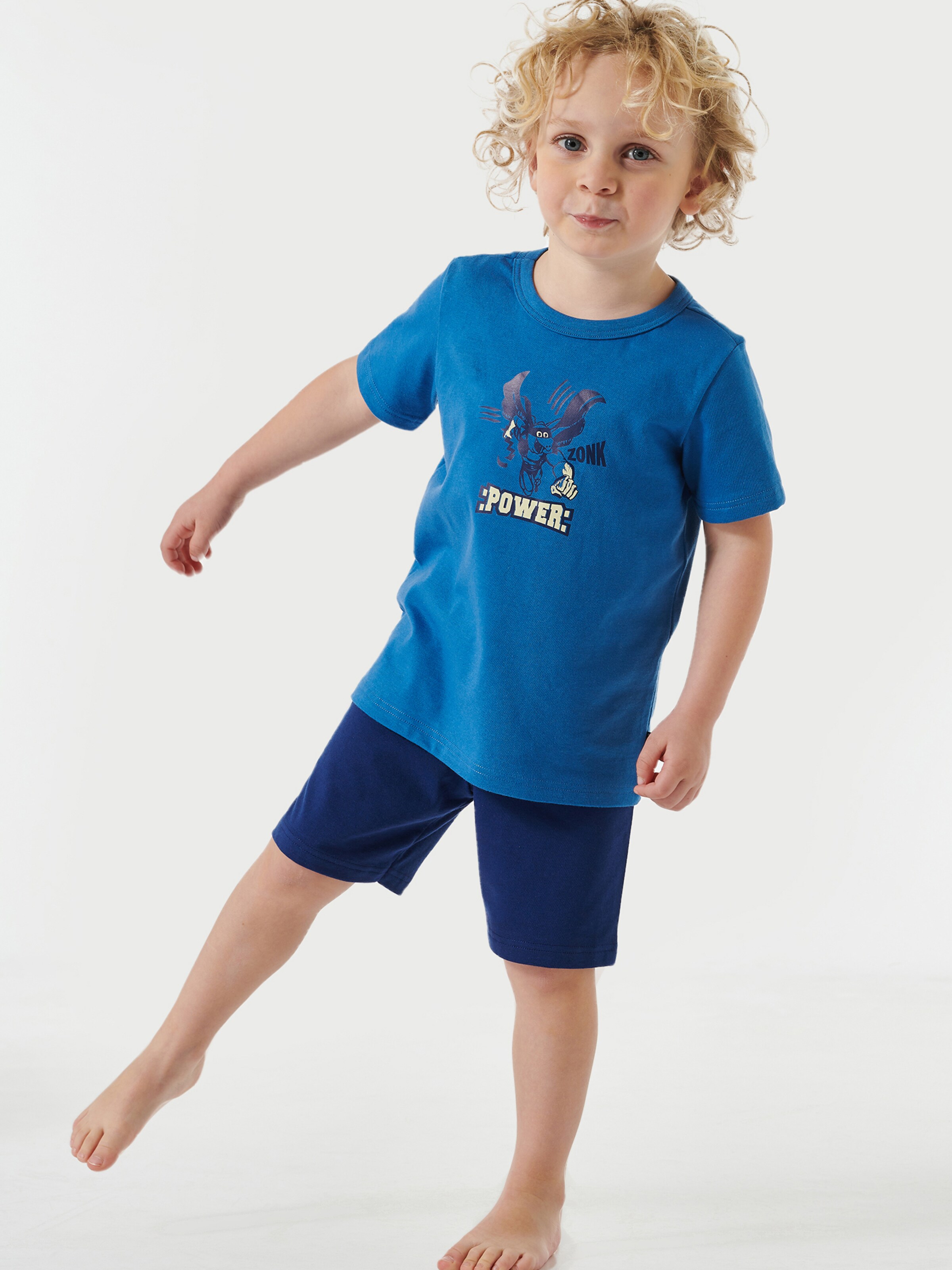 SCHIESSER Pyžamo – modrá