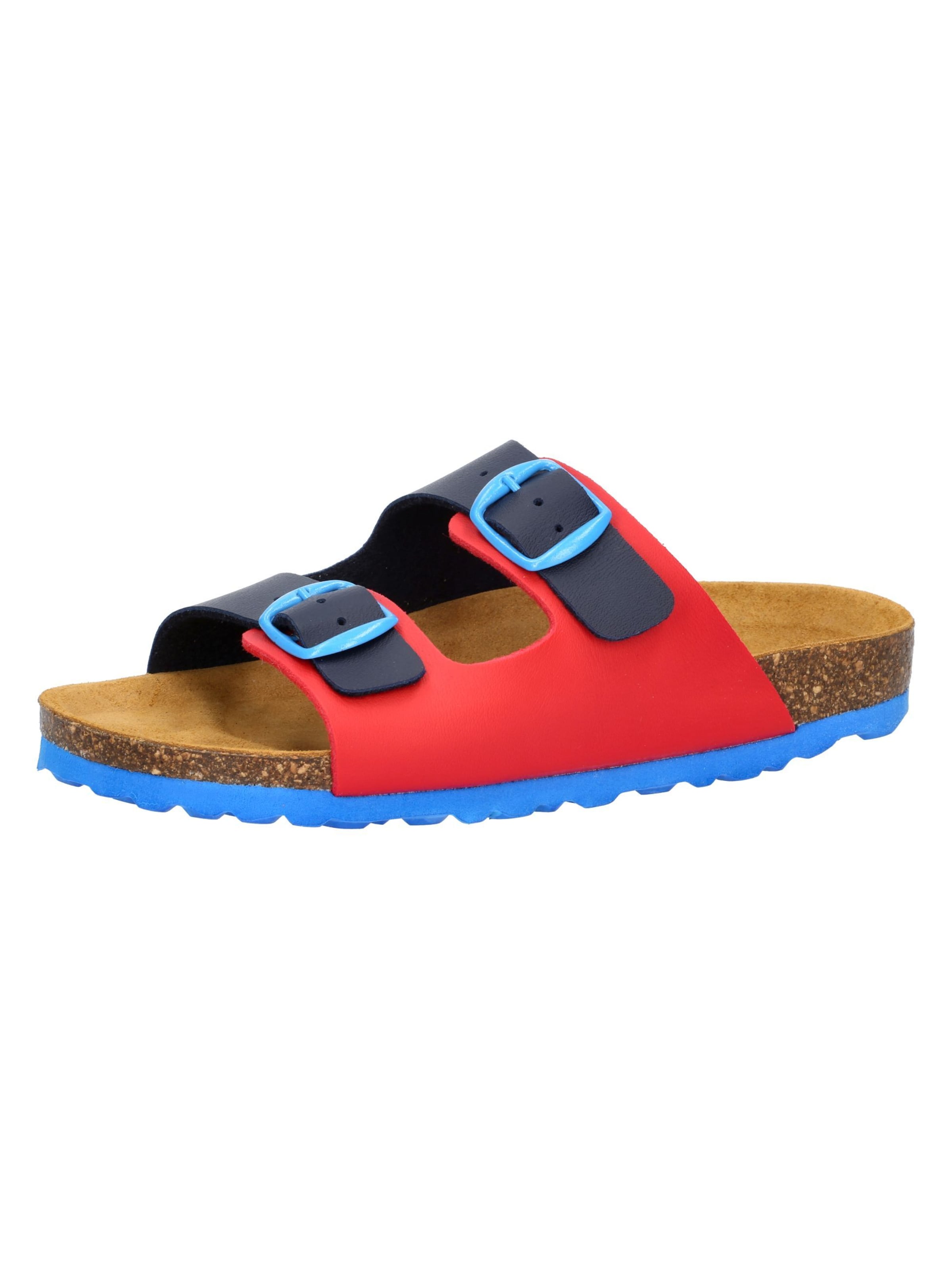 LICO Sandals & Slippers 'Bioline' in Red: front