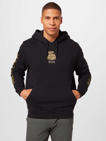 RVCA Sweatshirt 'BEAUTIFUL DANGE' in Zwart: voorkant