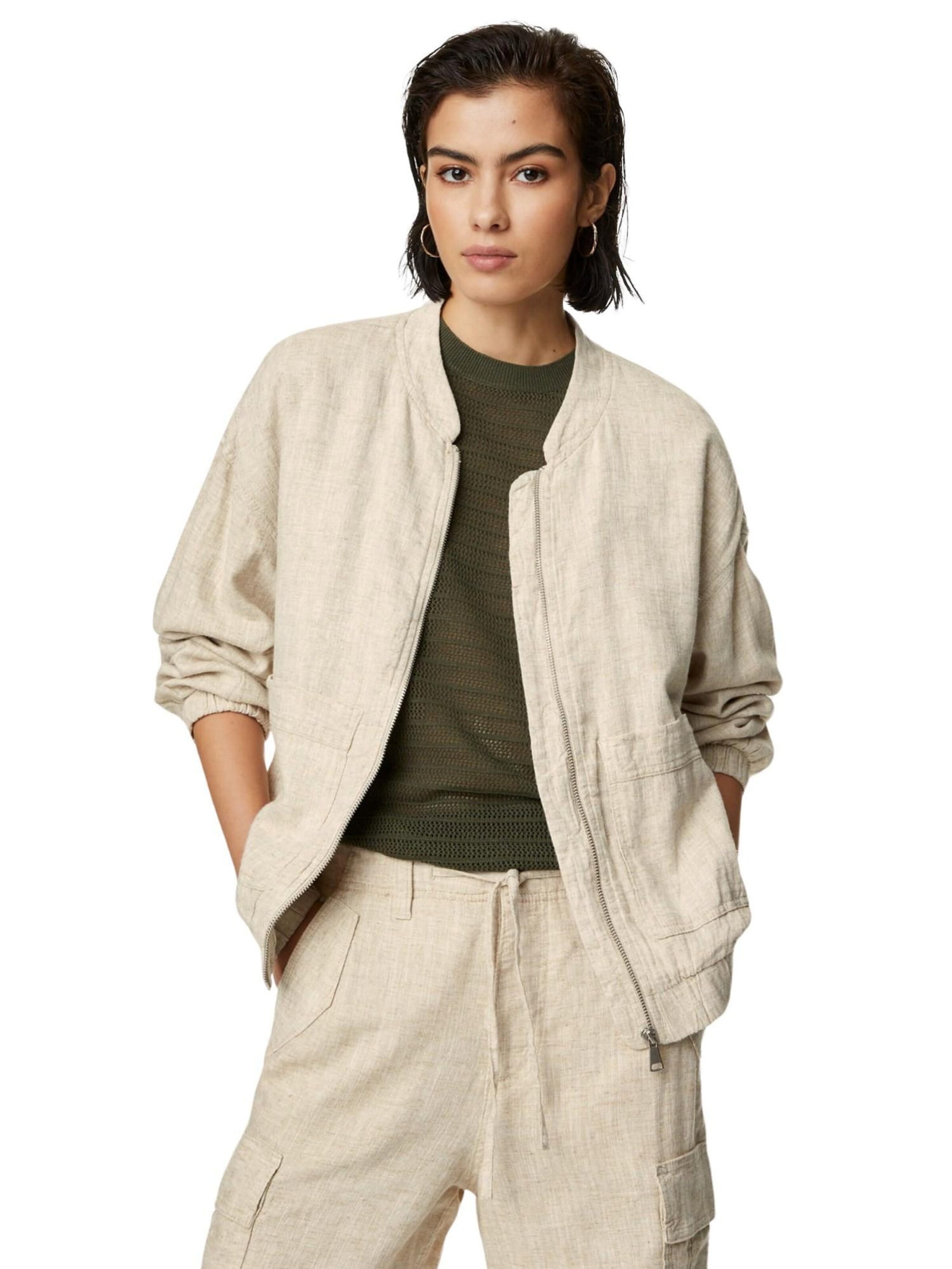 Marks & Spencer Jacke in Beige: Vorderseite