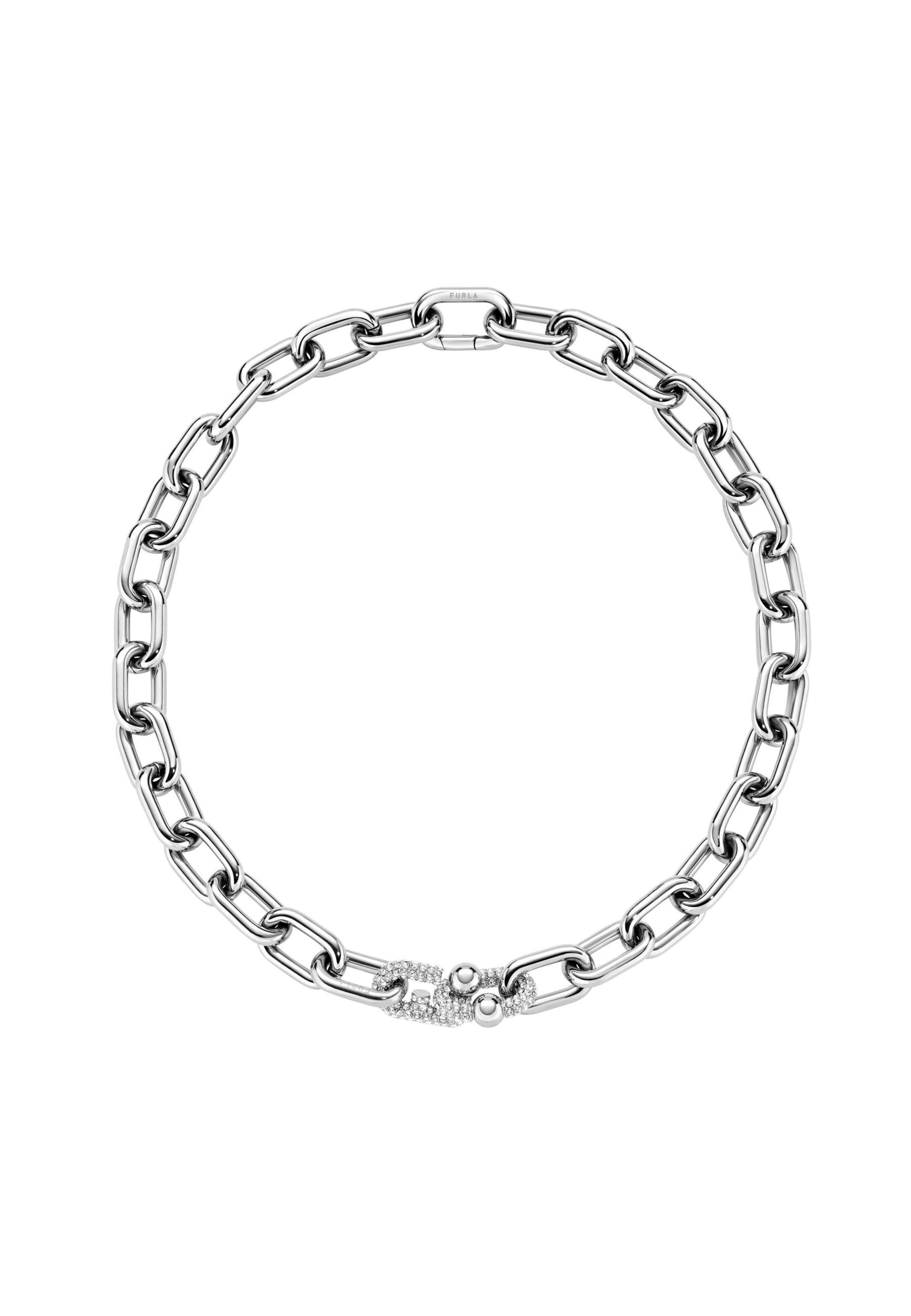Furla Jewellery Kette 'MIANUVOLA' in Silber: Vorderseite
