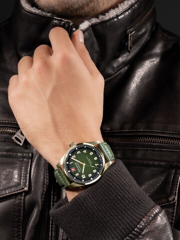 SWISS MILITARY HANOWA Uhr 'Greyhound' in Bronze: Vorderseite