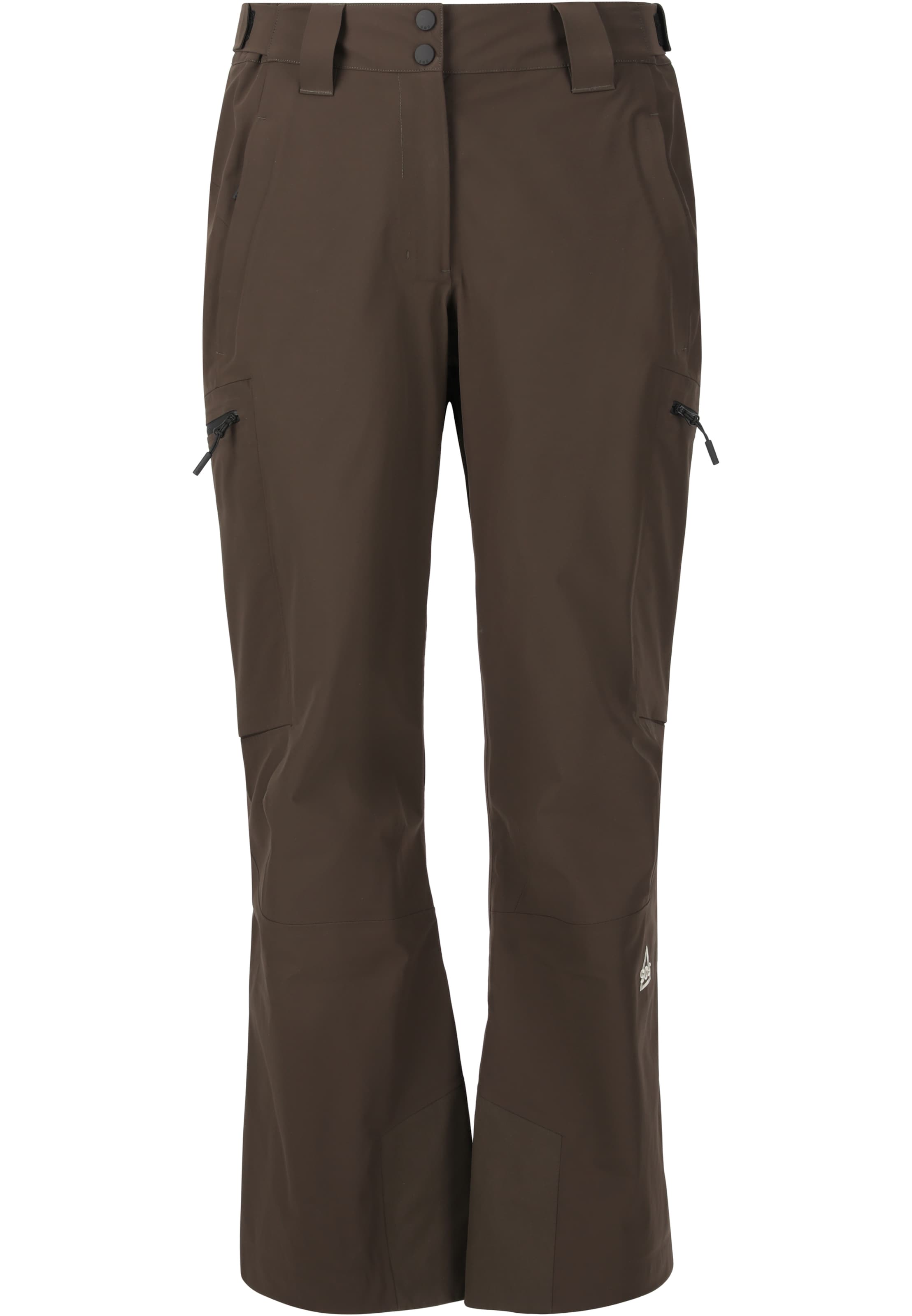 SOS Loosefit Skihose 'Kula' in Grau: Vorderseite