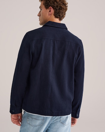 WE Fashion Regular Fit Skjorte i blå