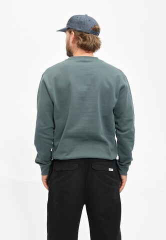 Cleptomanicx Sweatshirt 'College Type' in Green