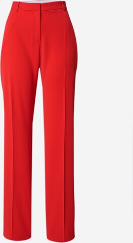 Pantaloni con piega frontale 'Alice' di Neo Noir in rosso: frontale