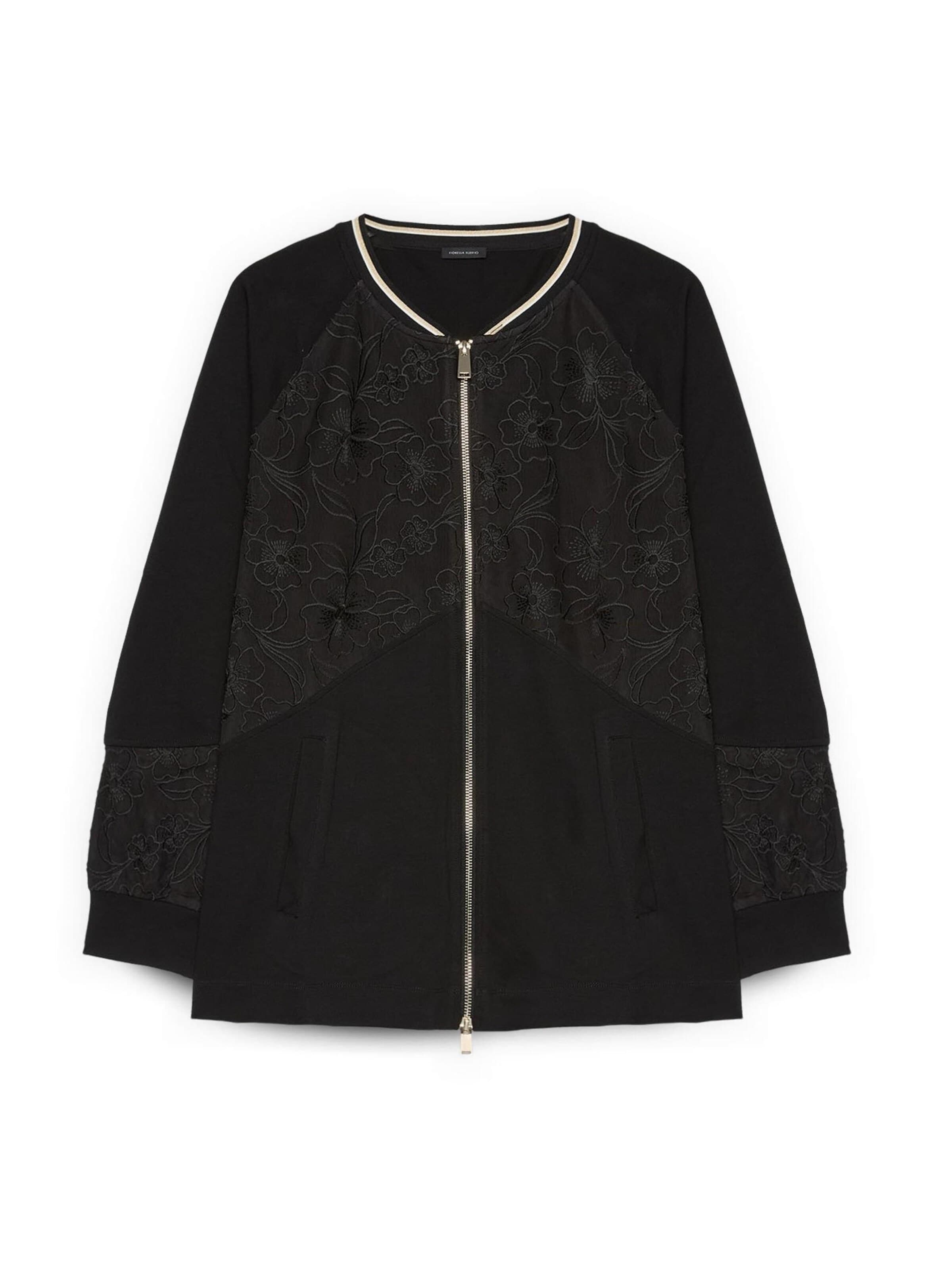 Pullover di Fiorella Rubino in nero: frontale
