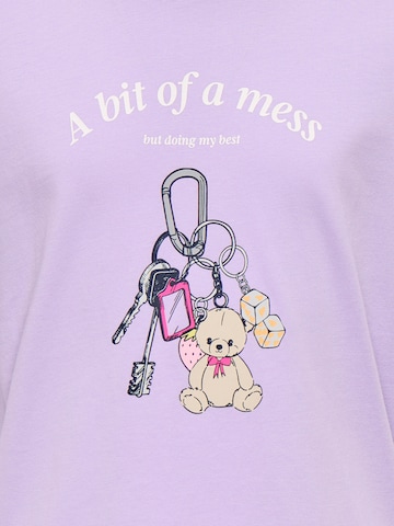 ONLY GIRLS Shirt in Purple