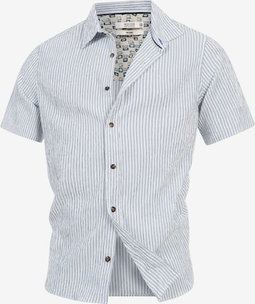 Chemise 'Bimler' INDICODE JEANS en bleu : devant