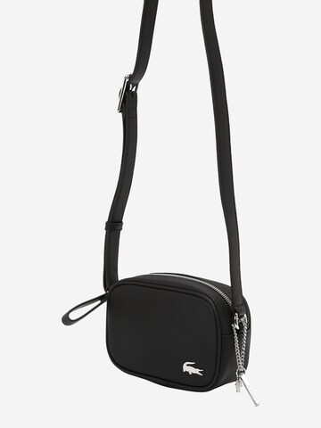 LACOSTE Crossbody Bag in Black: front