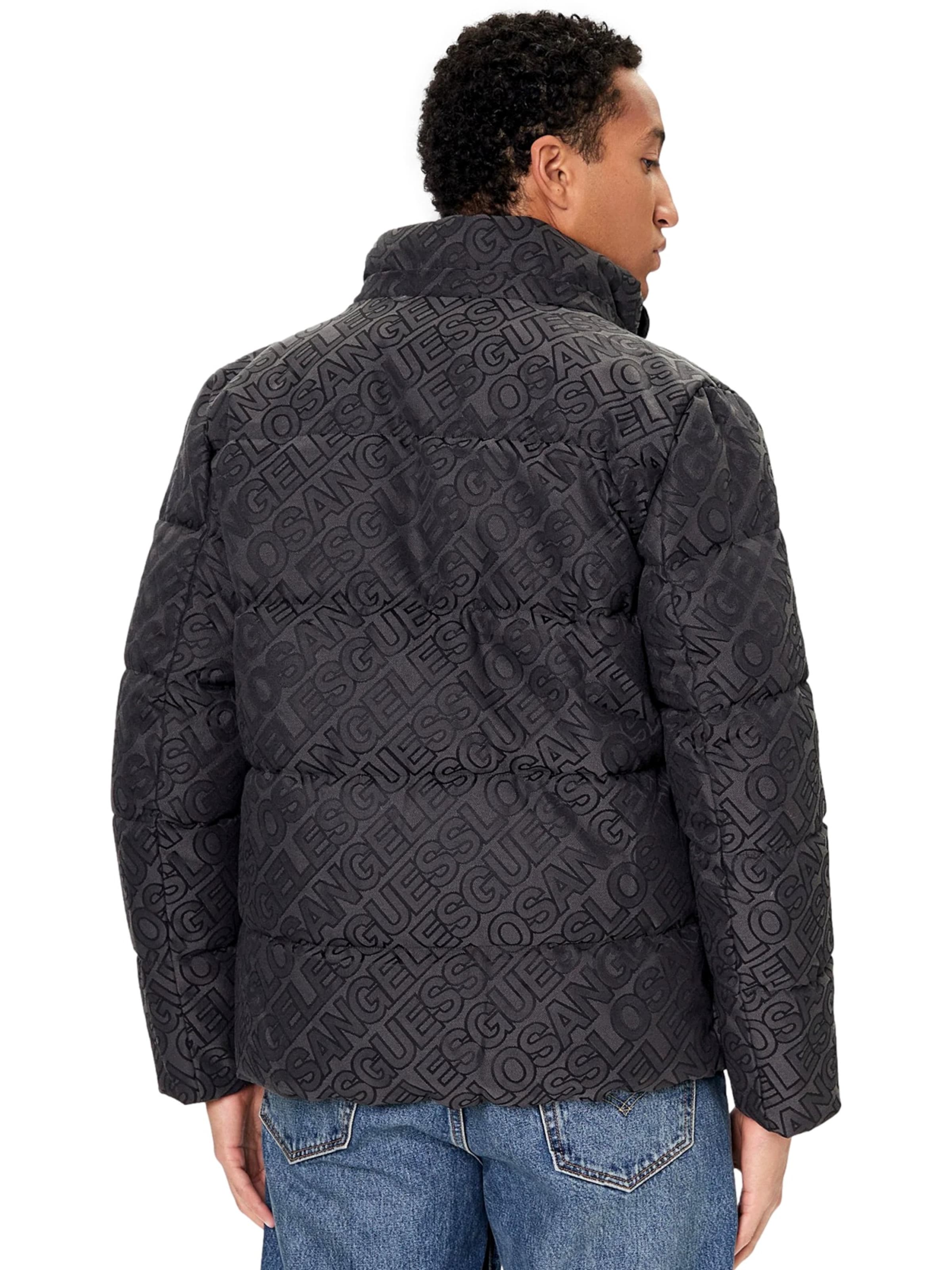 GUESS Winter Jacket in Black