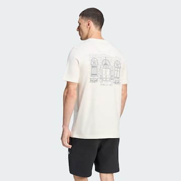 ADIDAS ORIGINALS Tričko 'Milano Shop' – bílá: přední strana