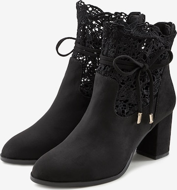 LASCANA Ankle Boots in Black