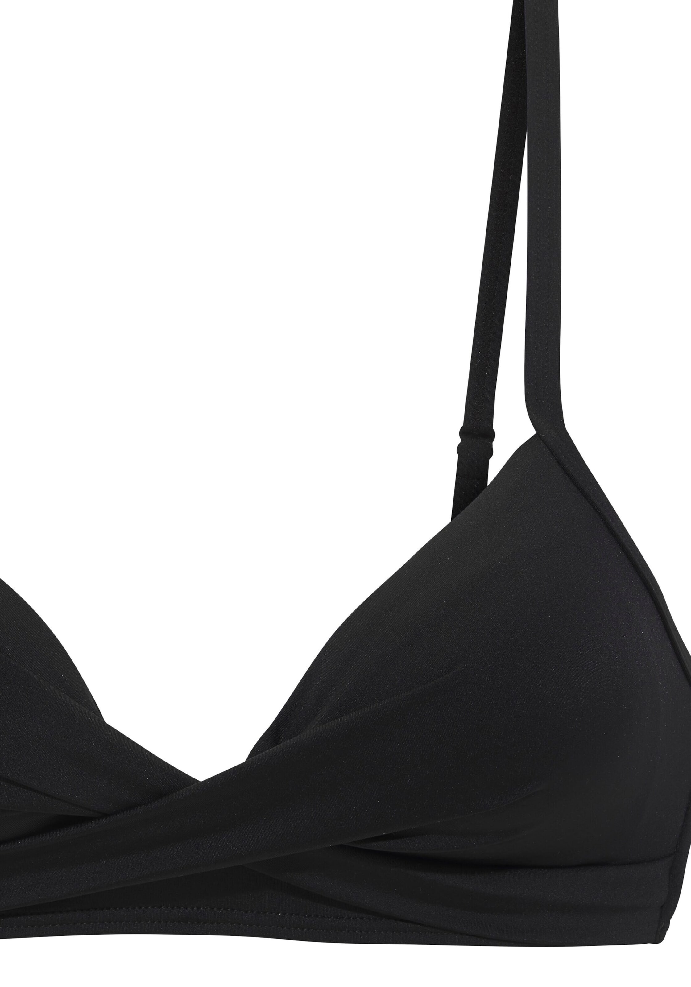 LASCANA T-Shirt Bikini in Schwarz