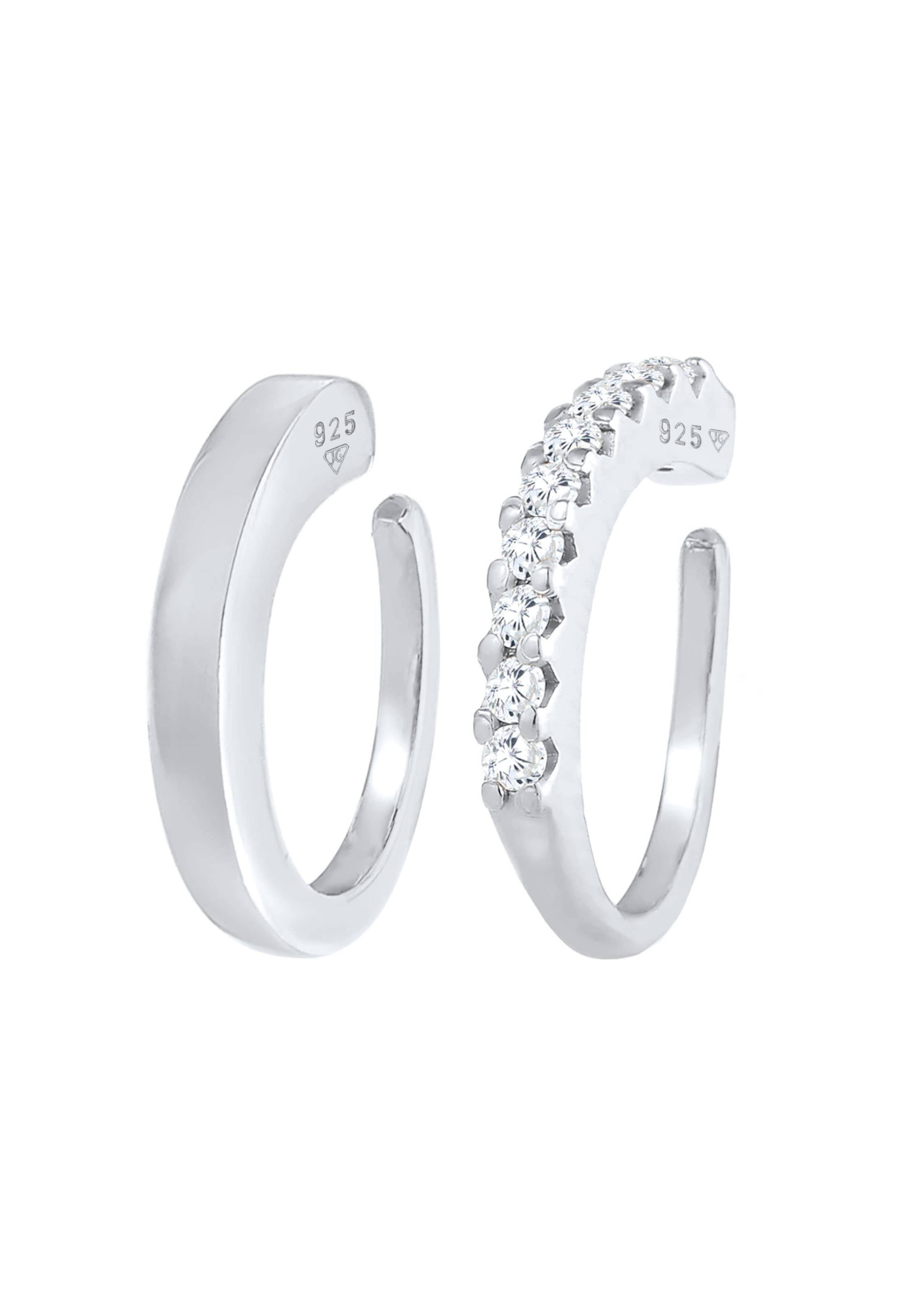 ELLI - Brincos em prata: frente