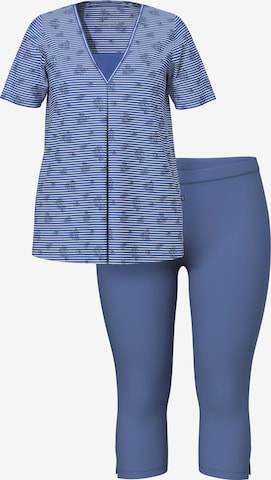 Ulla Popken Pyjama in Blau: Vorderseite