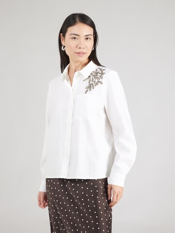 VILA Blouse 'VIJEMSI' in Wit: voorkant