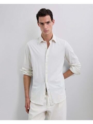 Scalpers Regular fit Overhemd in Grijs: voorkant