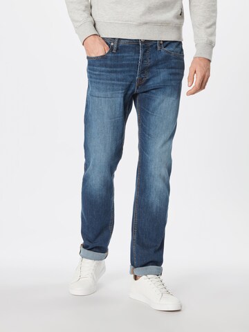 JACK & JONES Szabványos Farmer 'Mike' - kék: elől