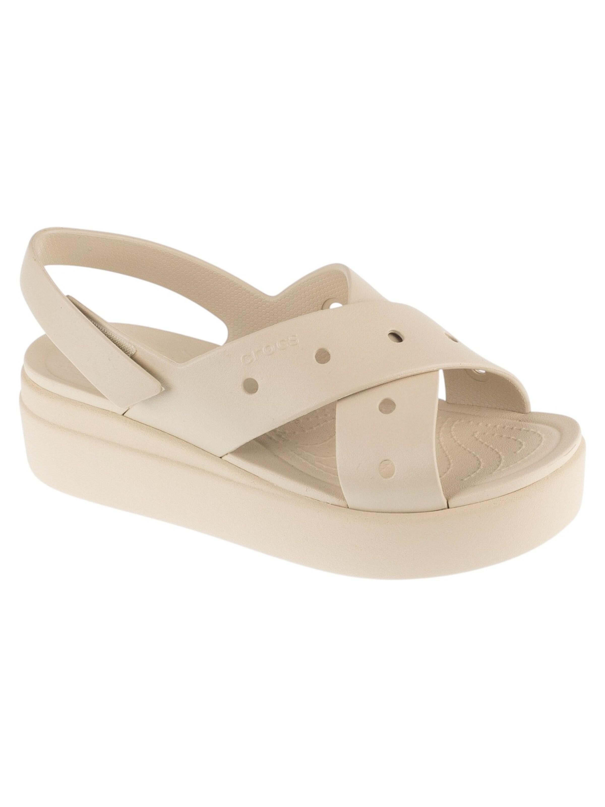 Crocs Sandale 'Brooklyn 4U'‌‌‌‌ in Beige: Vorderseite