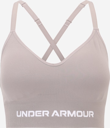 Reggiseno sportivo 'Vanish' di UNDER ARMOUR in grigio: frontale