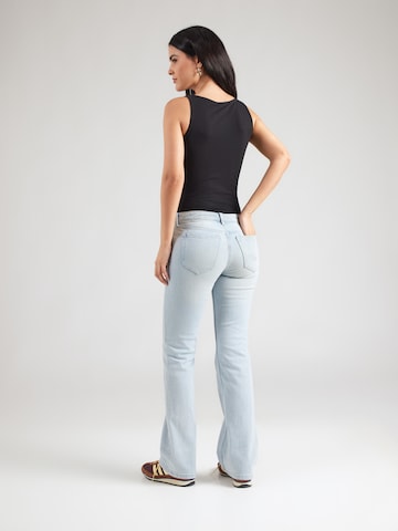 WEEKDAY Alt laienev Teksapüksid 'Luna', värv sinine