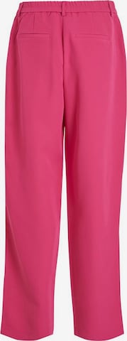 VILA Regular Pants 'Kamma' in Pink