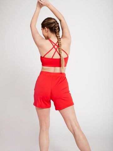 SPORTKIND Loosefit Sporthose 'Bermuda Shorts'‌‌‌‌‌‌‌ in Rot