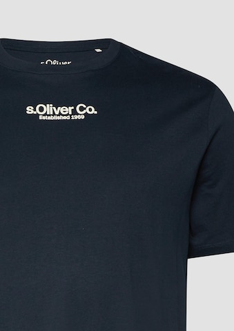 T-Shirt s.Oliver en bleu