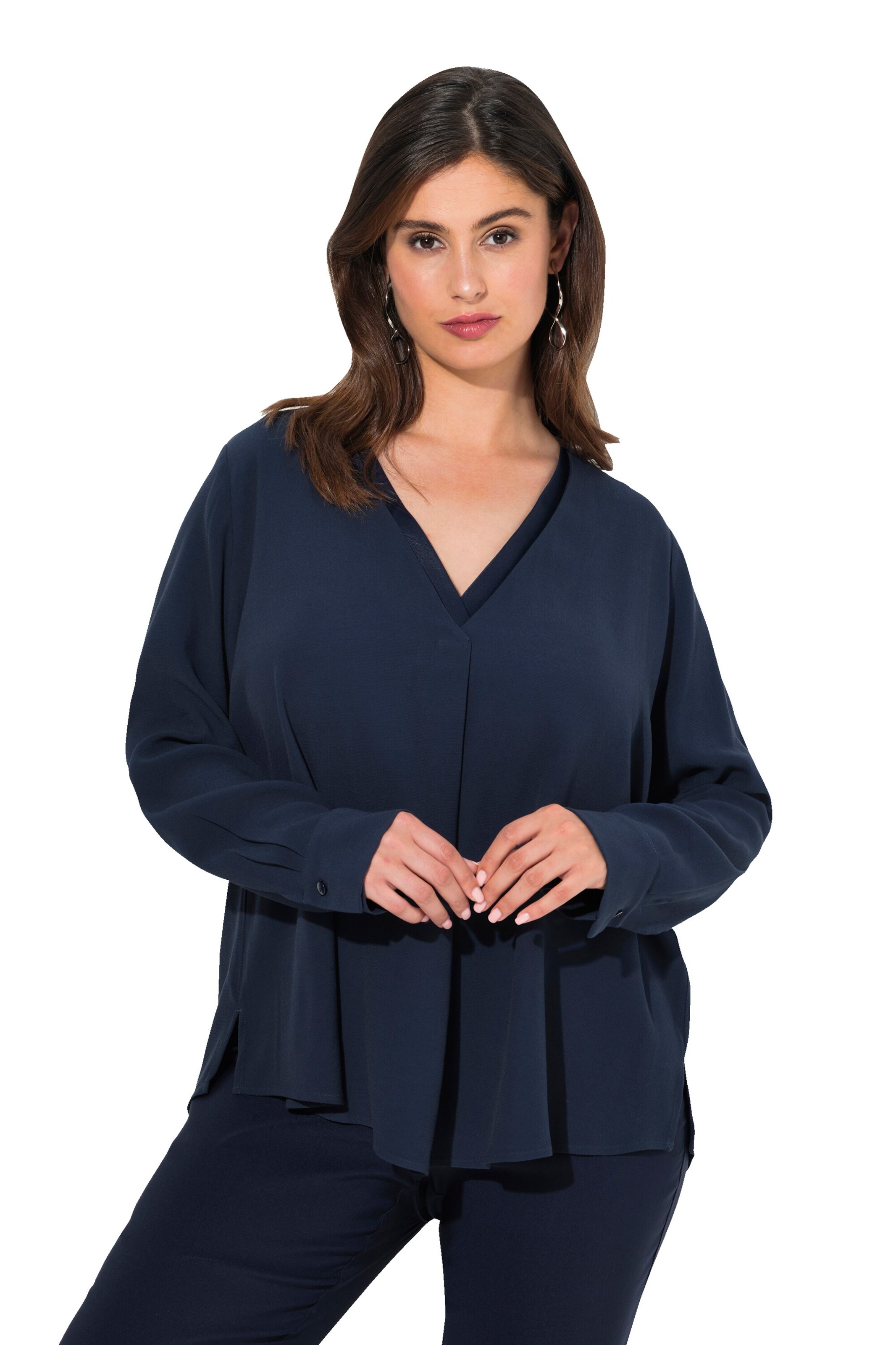 Tunique Ulla Popken en bleu : devant