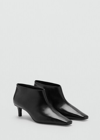 MANGO Ankle Boots 'Champi' in Schwarz