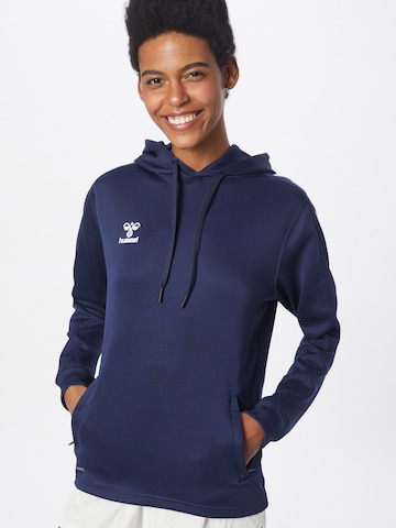 Sweat de sport Hummel en bleu : devant