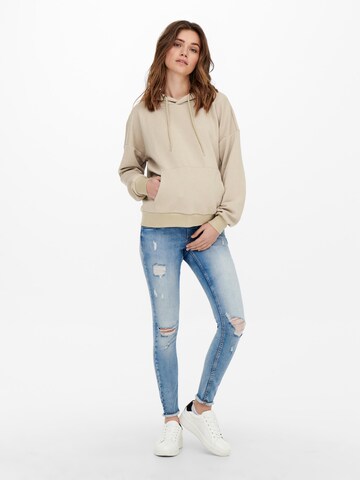 Only Maternity Sweatshirt i beige