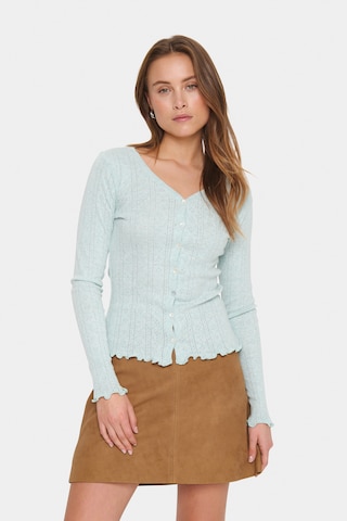 Cardigan 'Gru' SAINT TROPEZ en bleu : devant