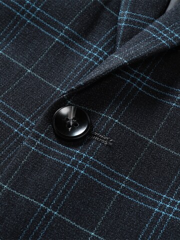 YOUTHUP Slim fit Suit 'Karo' in Black