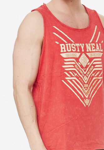 Rusty Neal Cooles Tank Top mit angesagtem Print in Rot