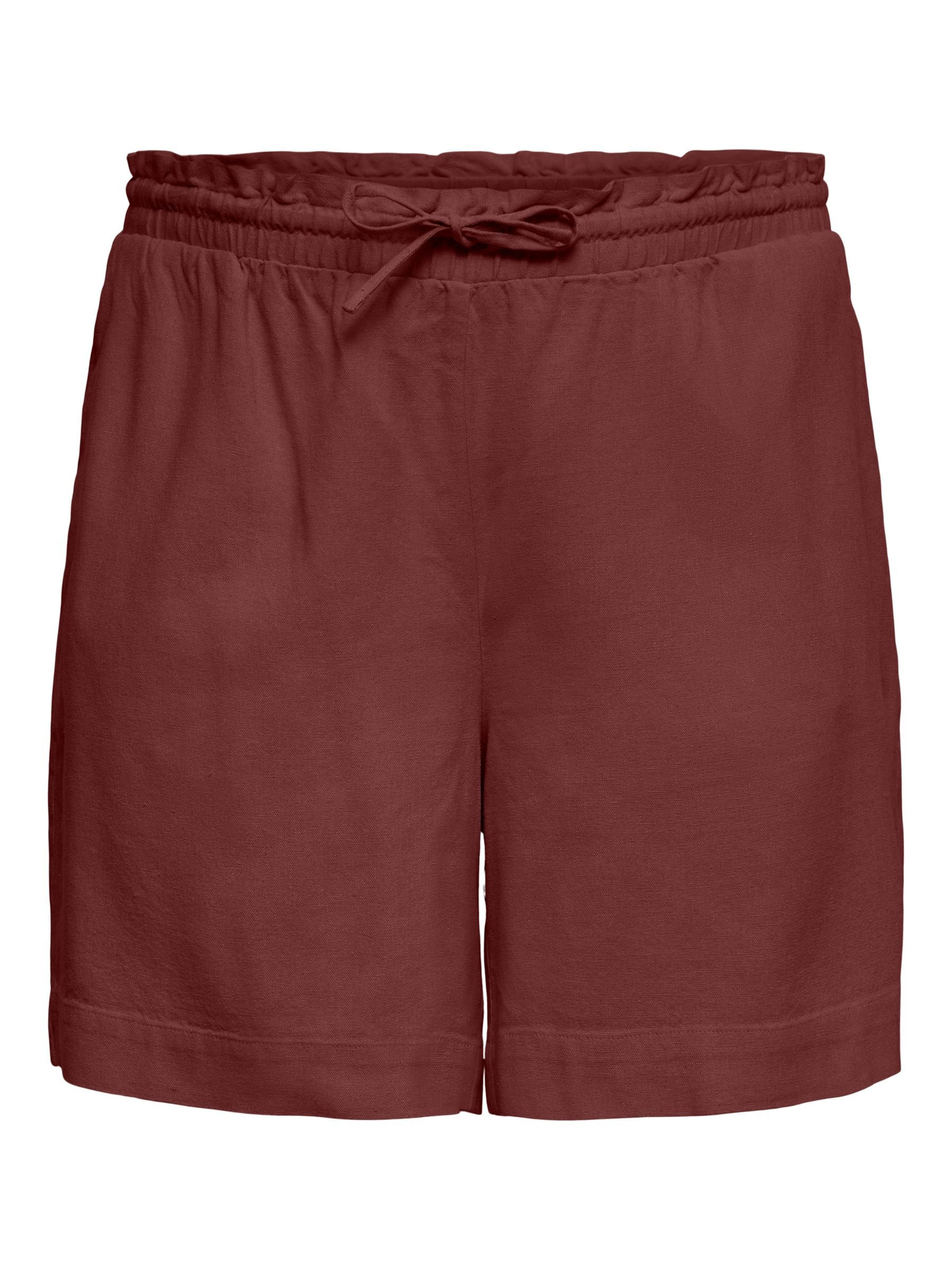 Vero Moda Curve Pants 'MYMILO' in Red: front