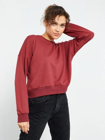 Sweat-shirt Tommy Life en rouge : devant