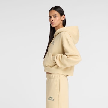 new balance Sweat jacket 'Trackside Fleece Full Zip' in Brown