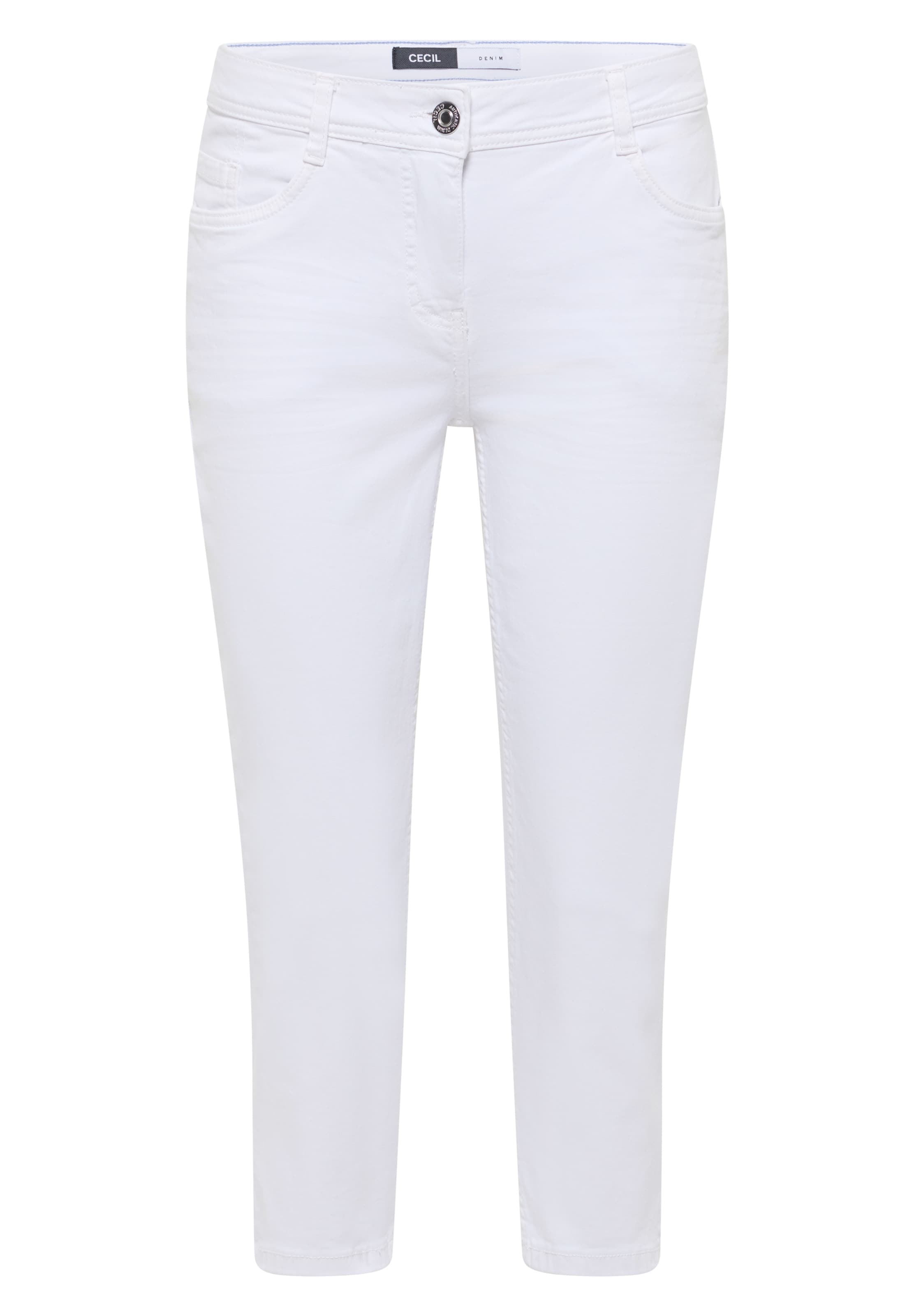 CECIL Regular Jeans in White: front